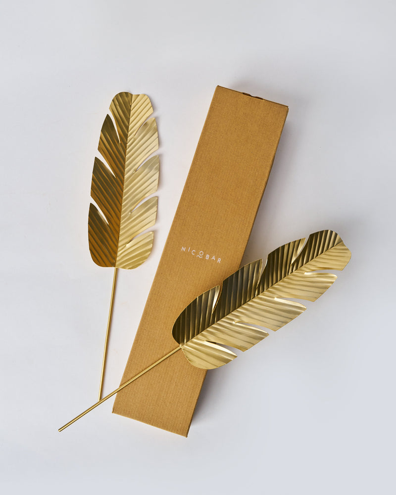 Banana Leaf Home Accent (Set of 2)