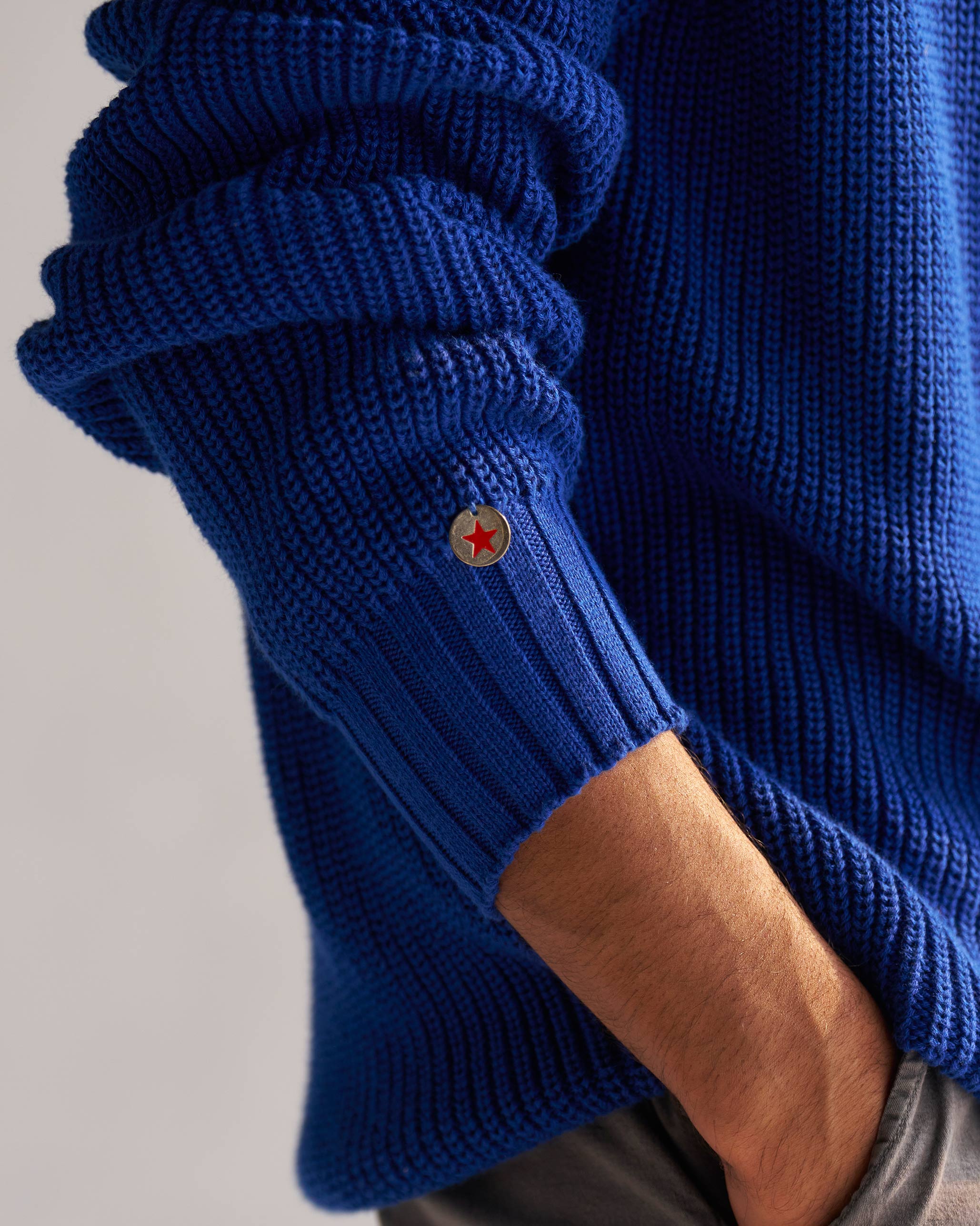 Coast Crew-Neck Sweater - Blue