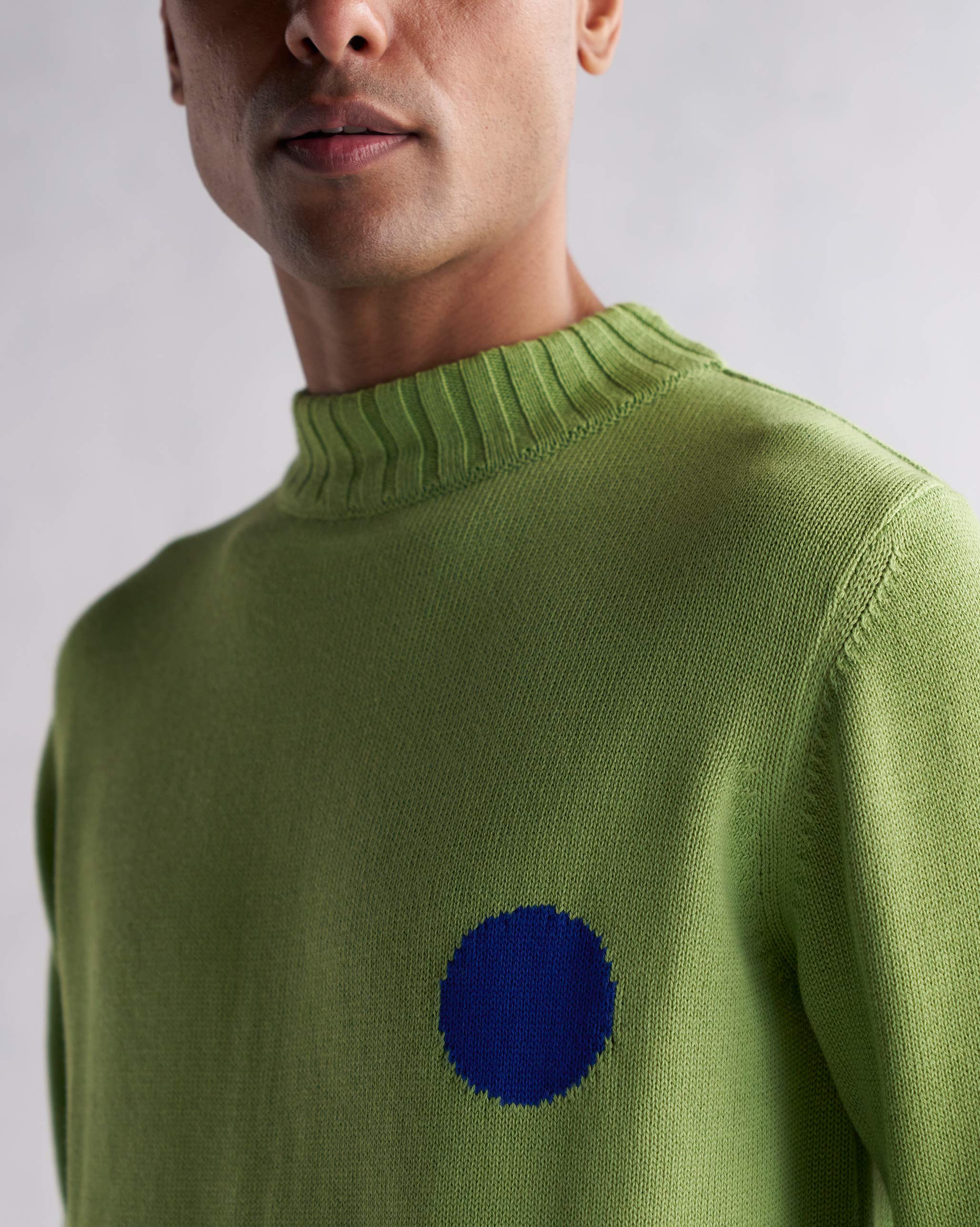 Coast Crew-Neck Sweater - Green