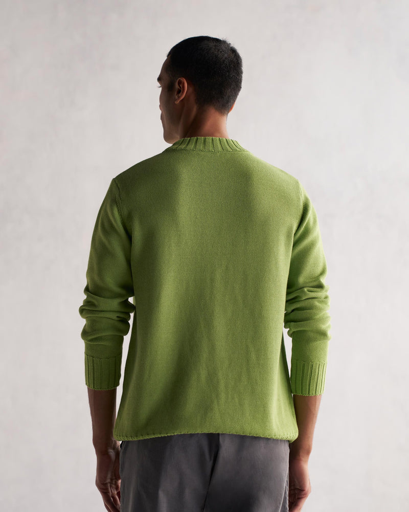 Coast Crew-Neck Sweater - Green