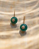 Aurora Onyx Earrings - Green