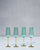 Emerald Champagne Flute - Set of 4