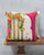 Tangerine Stripes Cushion Cover