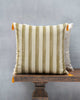 Tangerine Stripes Cushion Cover