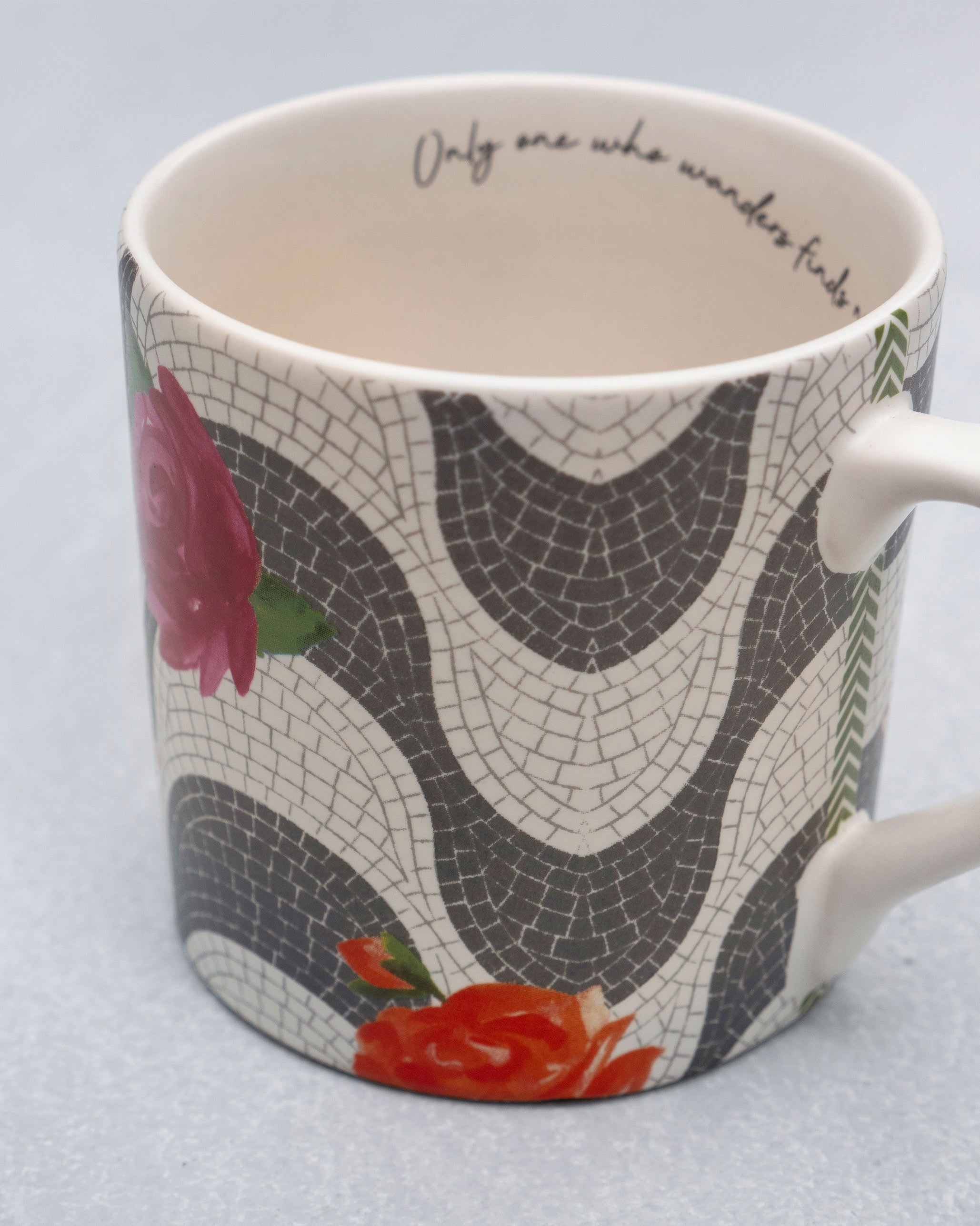 Mosaic Bloom Straight Mug