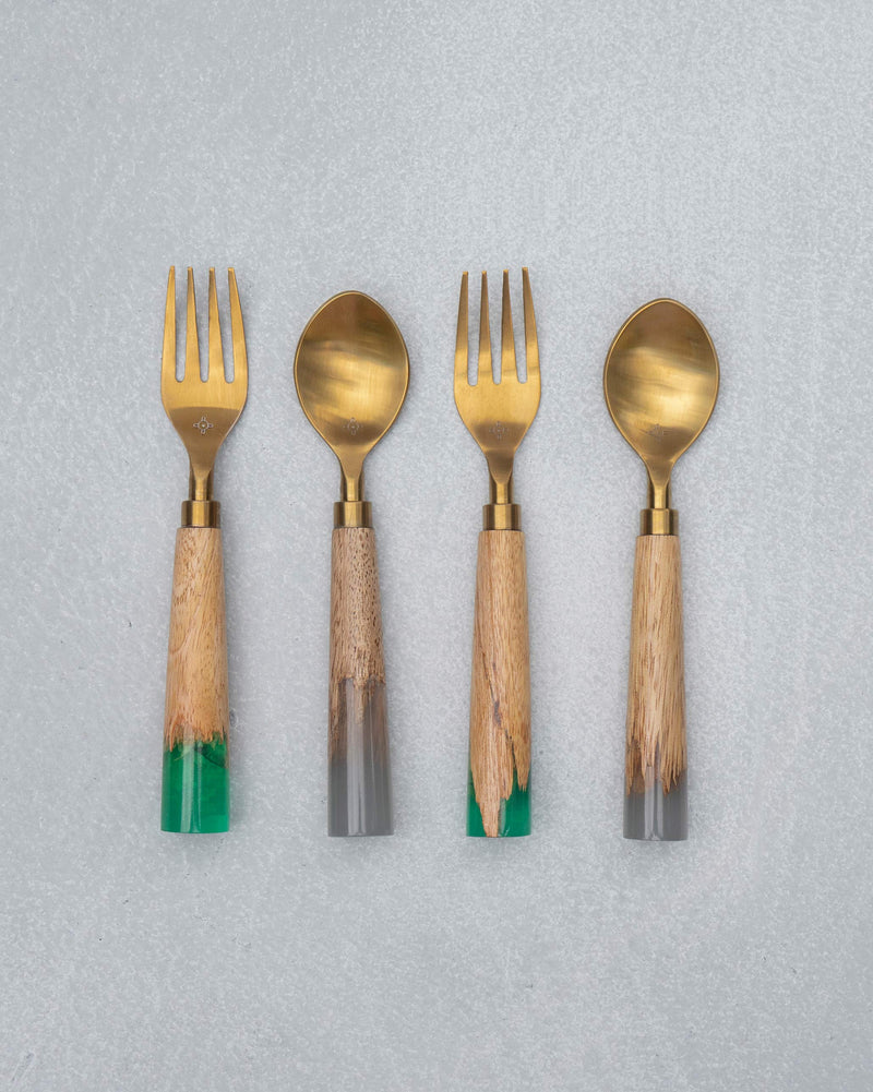 Sahara Fork and Spoon - Set of 4