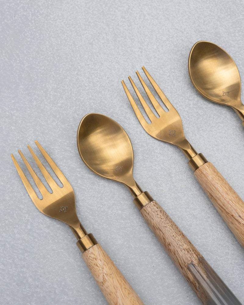 Sahara Fork and Spoon - Set of 4