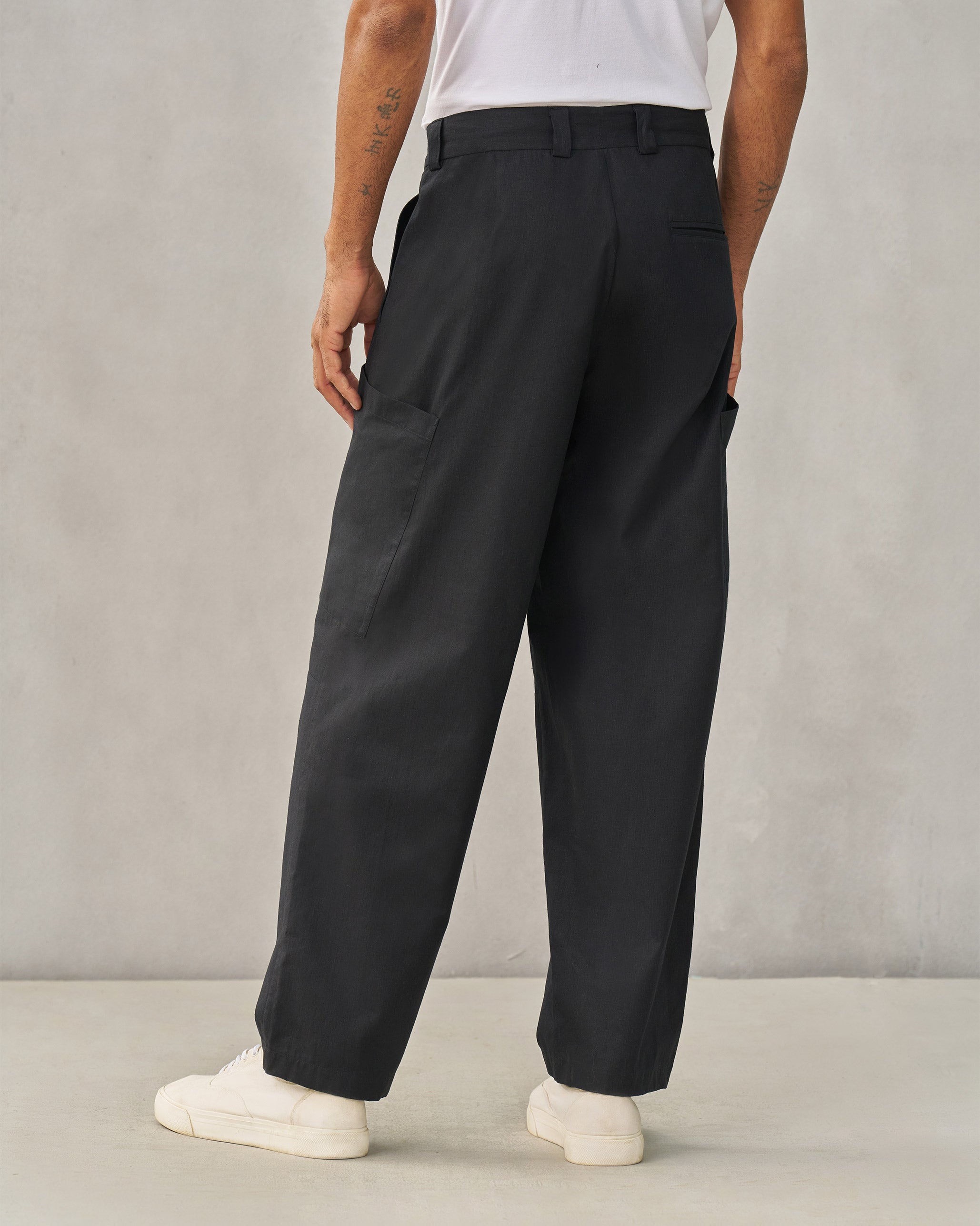 Big pocket Pants - Black