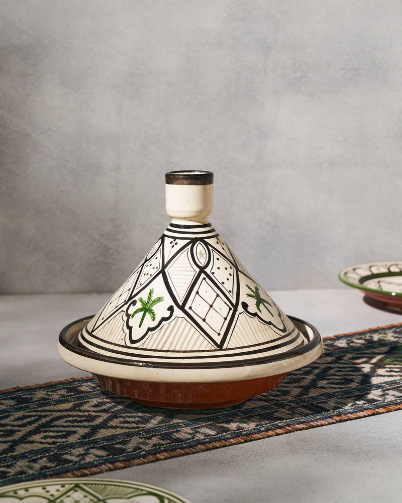 Mosaic Palm Tagine- Large