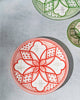 Mosaic Oasis Quarter Plate - Red