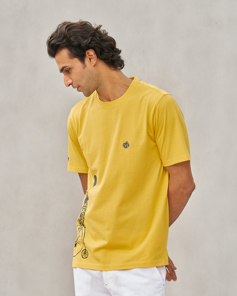 Jiggli Giraffe T-shirt - Yellow