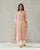 Banko V-neck Kurta - Pink