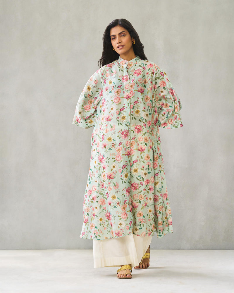 Long Shirt Kurta - Green