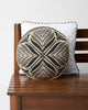 Morocco Leaf Cushion Cover(Black)