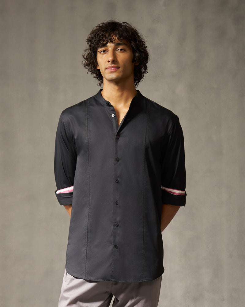 Back Yoke Shirt - Black