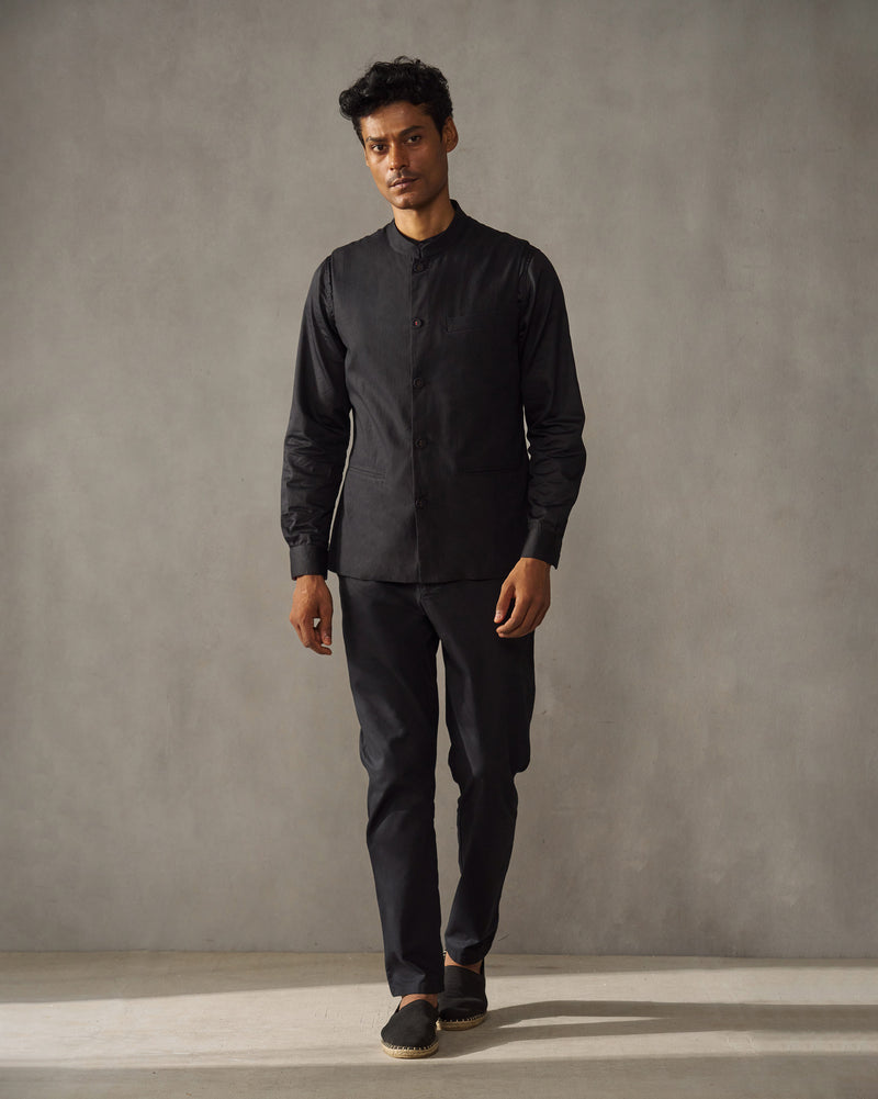 Nehru Jacket - Black