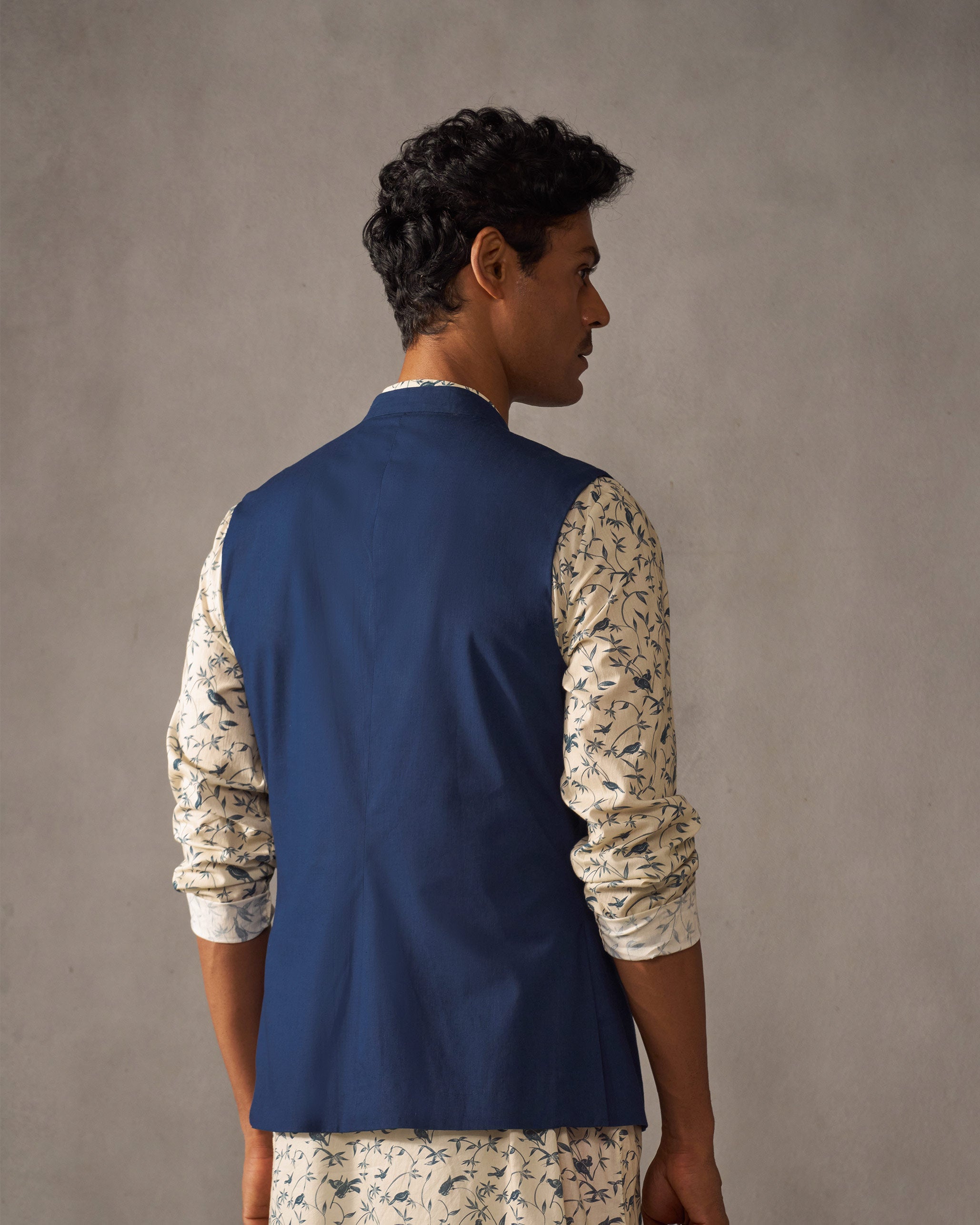 Nehru Jacket - Navy