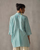 Breeze Shirt - Teal & Ivory