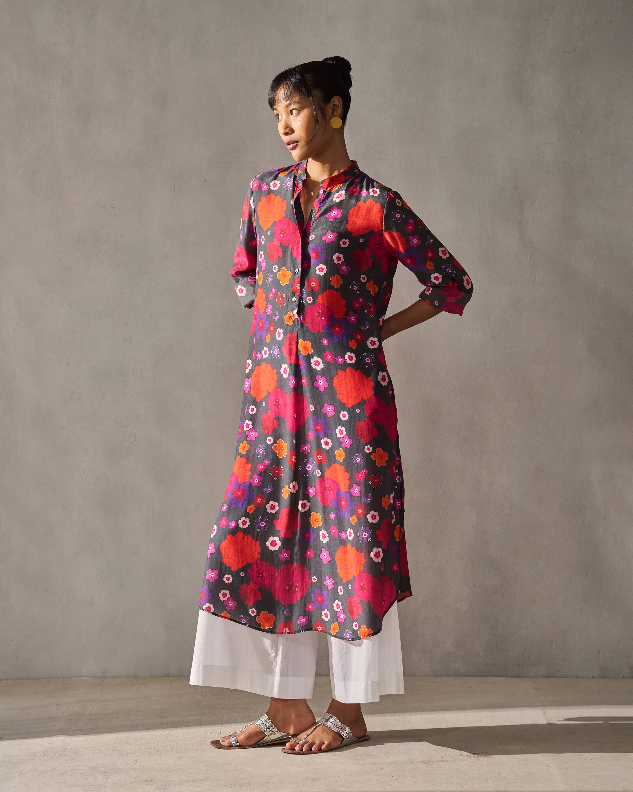 Basic Long Length Kurta - Multi Color