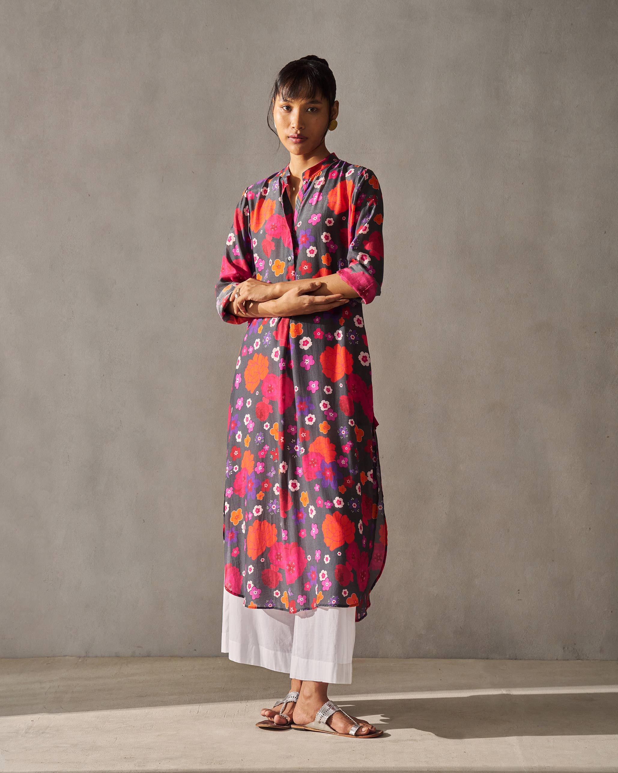 Basic Long Length Kurta - Multi Color