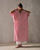 Sarai Kaftan - Fuchsia & Ivory