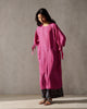 Charisma Kurta - Fuchsia & Grey