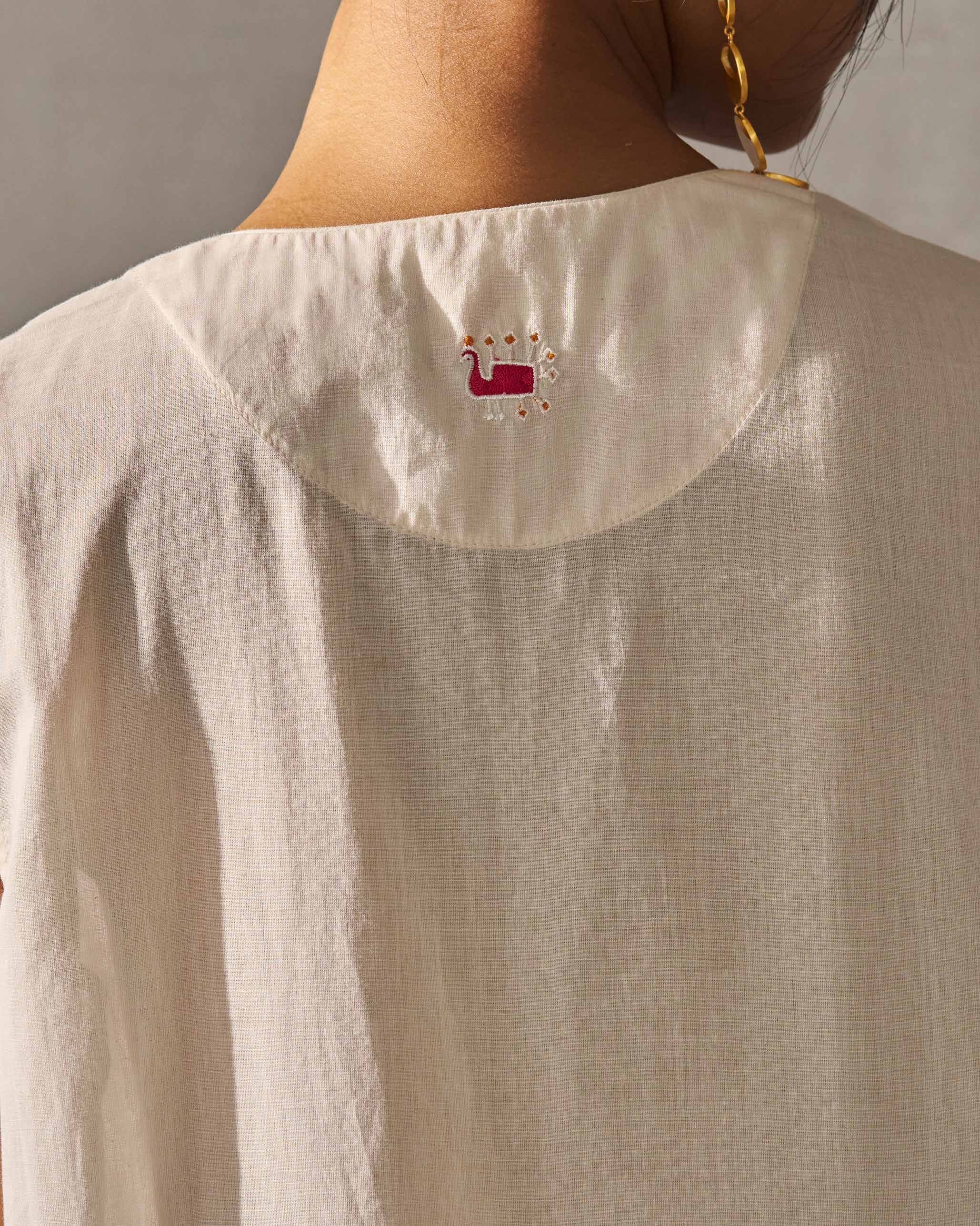 Moon Basic Kurta - Ivory