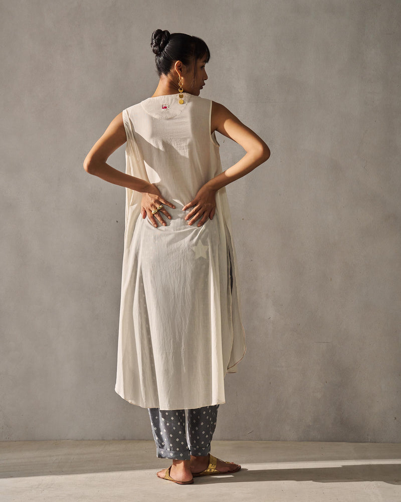 Moon Basic Kurta - Ivory