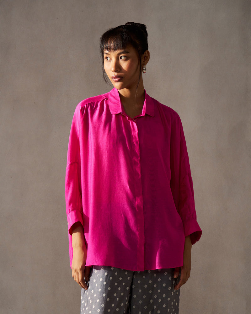 Boxy Shirt - Magenta