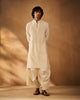 Awadh Kurta - Ivory Chikankari