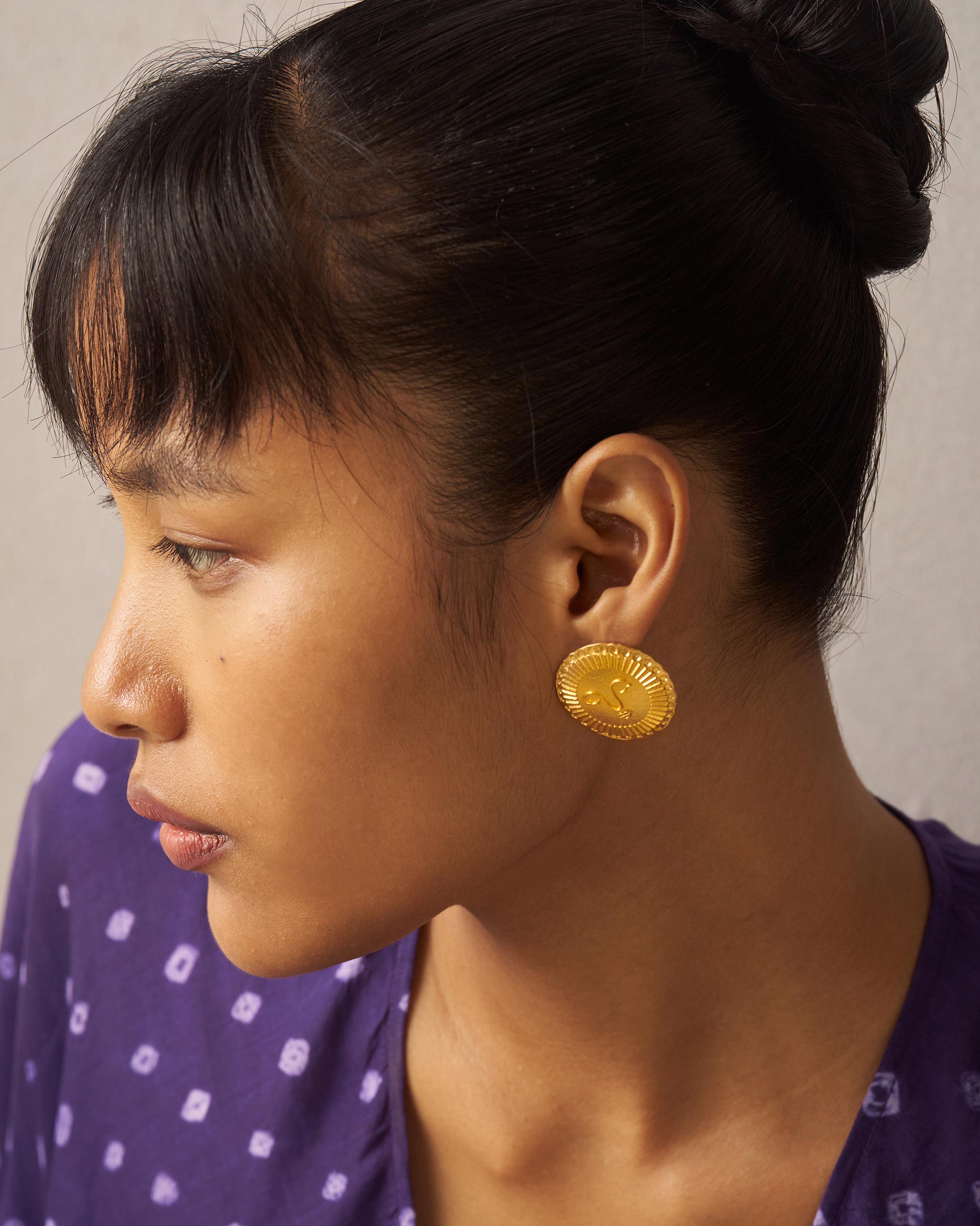 Sunray Studs - Gold