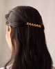 Yoma Hair Pin - Gold & Red