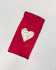 Happy Heart Spec Case - Fuschia & Red