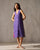 Flow Gusset Dress - Purple