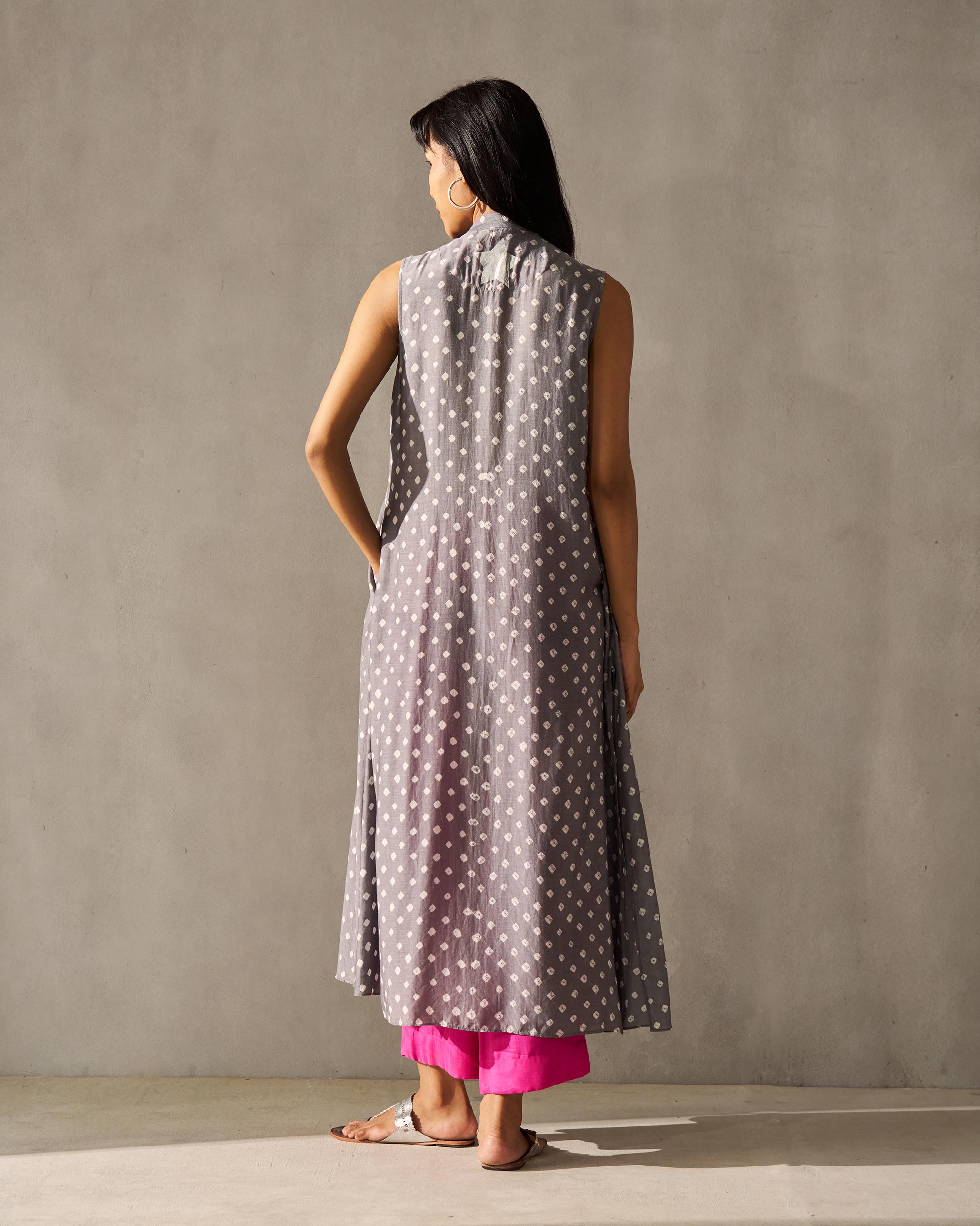 Summer Fun Kurta - Grey