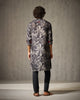 Astral Kurta - Black & Grey Print