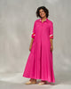 Pattaya Shirt Dress - Fuchsia