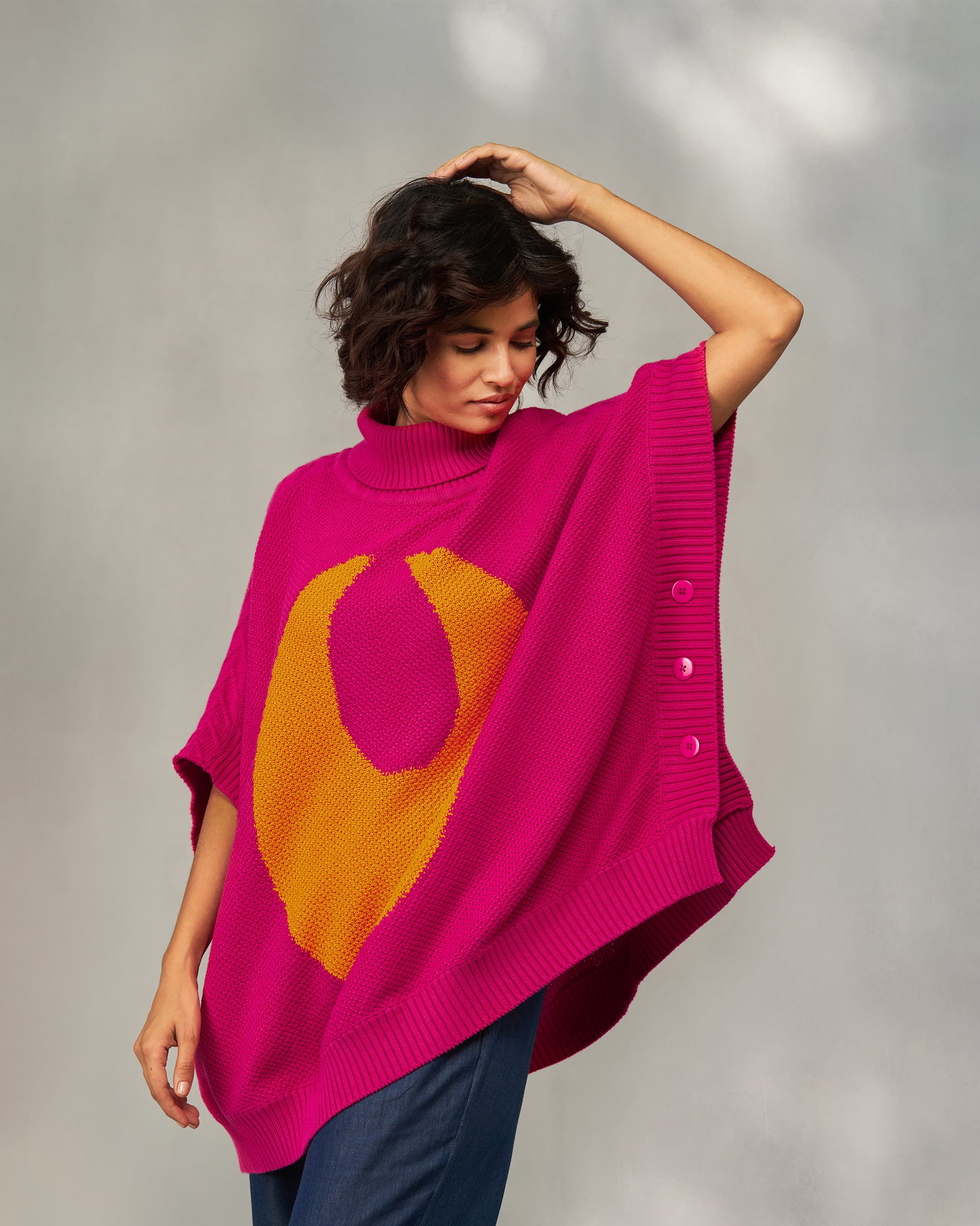 Baggy Sweater - Fuchsia