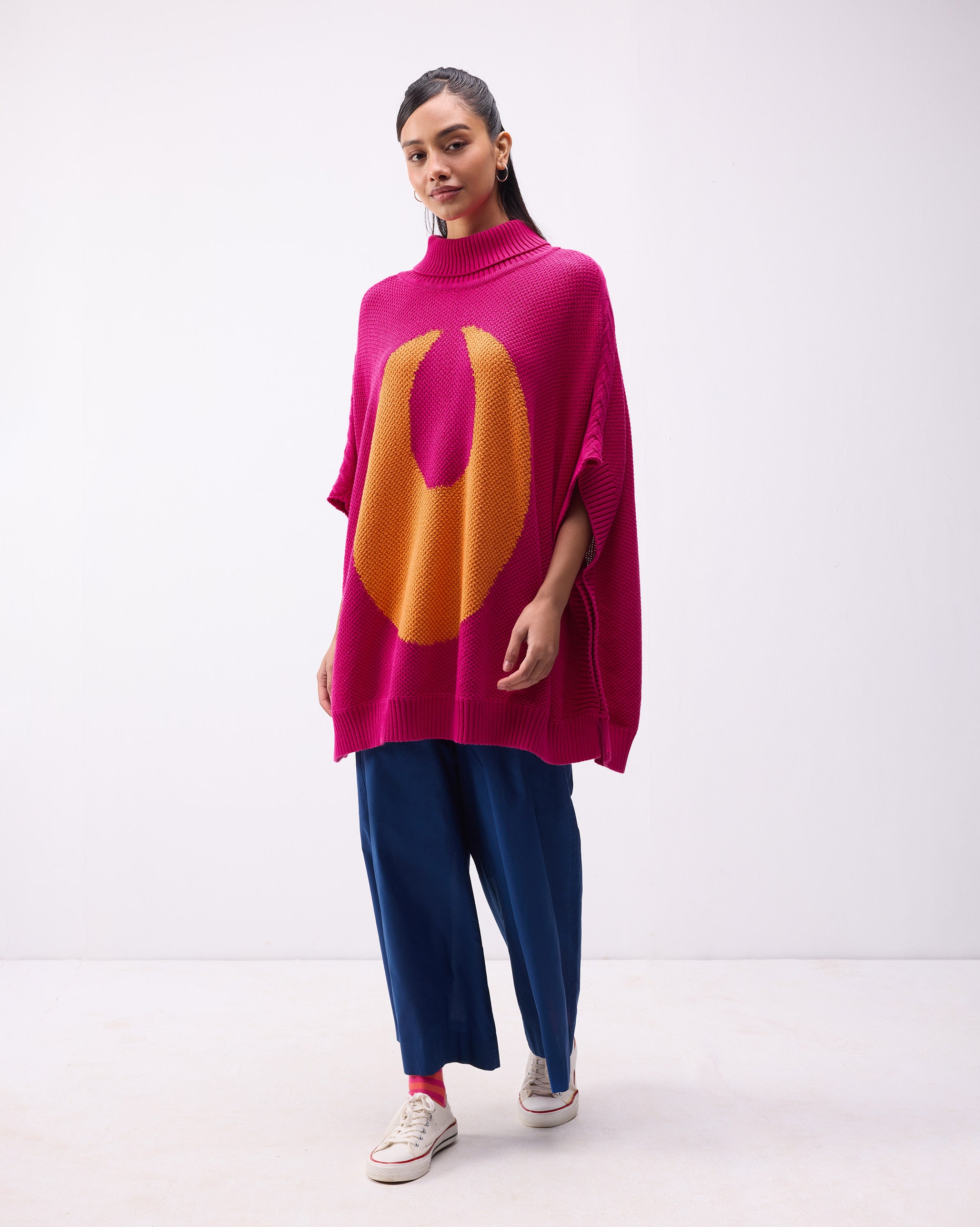 Baggy Sweater - Fuchsia