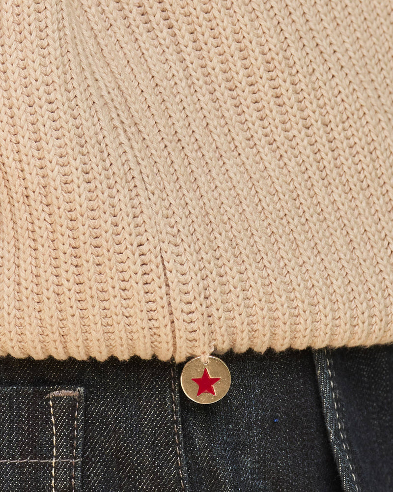 Yule V-neck Sweater - Oatmeal