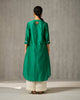 Chaand Pocket Kurta & Slip - Green