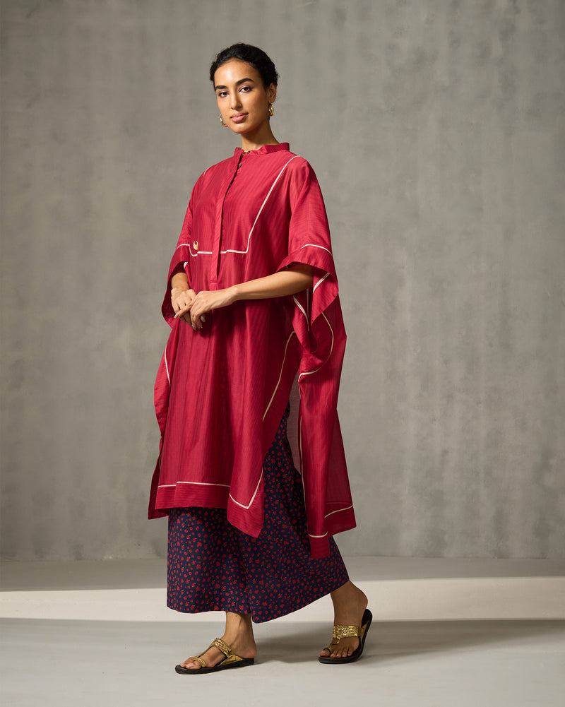 Souk Kurta - Red Stripes