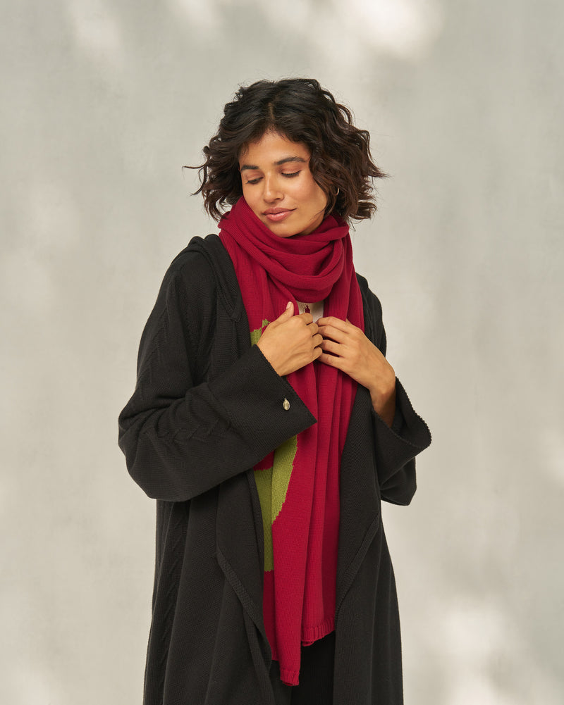 Luna Scarf - Red