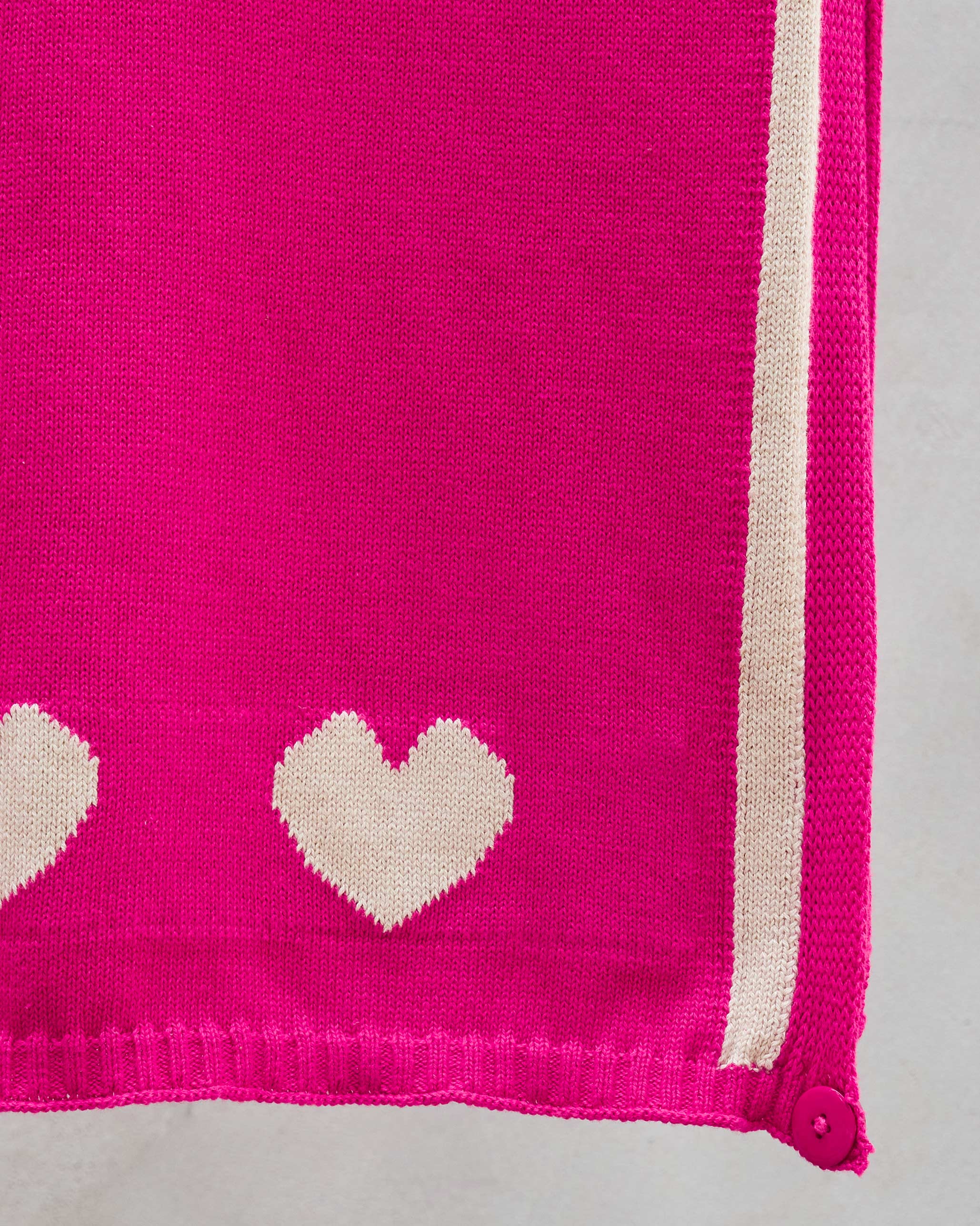 Baby Hearts Scarf - Fuchsia