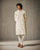 Neckband Kurta - Ivory Embroidery