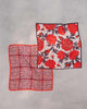 Marigold Pocket Squares - Red & Dark Blue