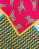 Zebra Pocket Squares - Multi Colour