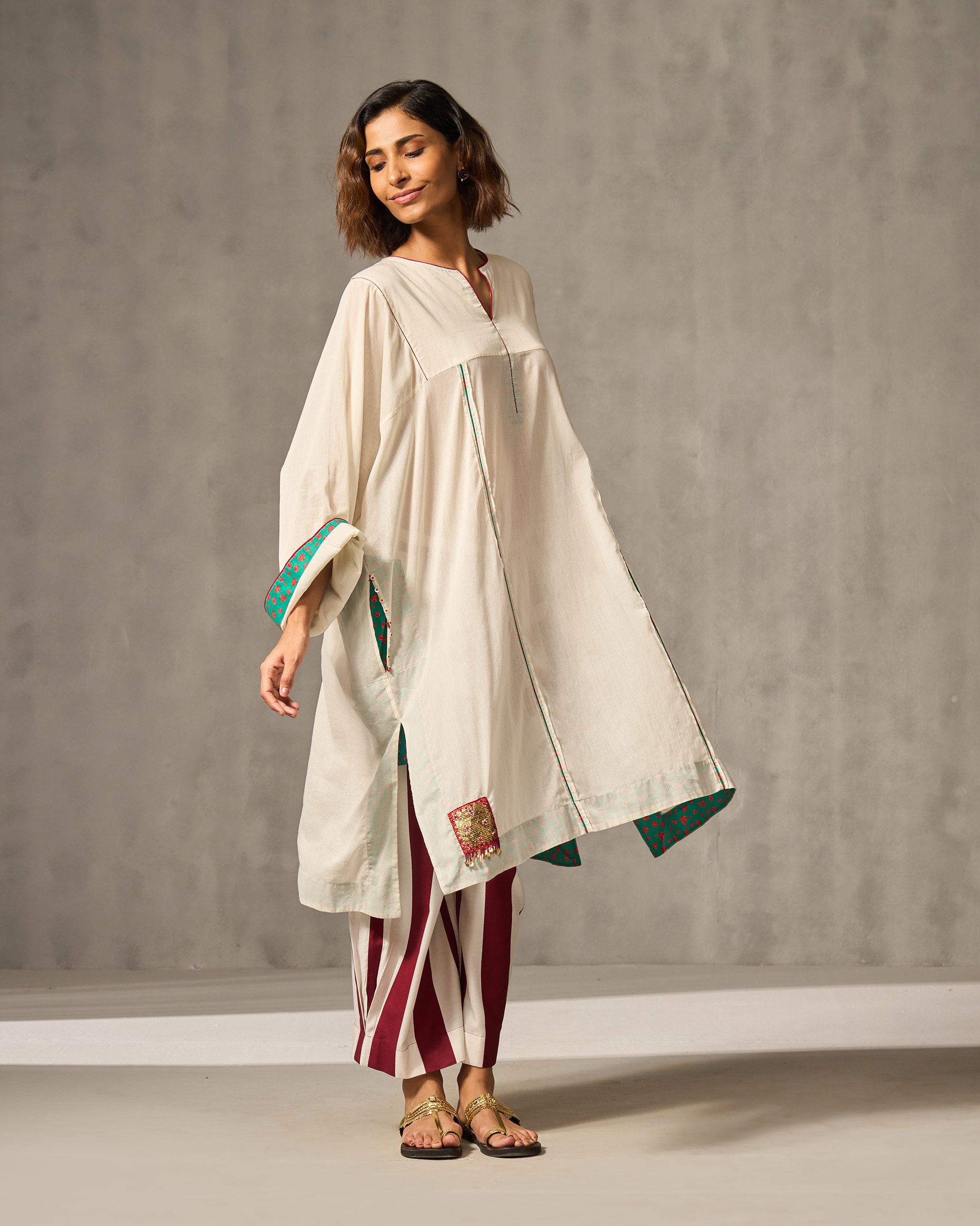 Medina Kurta - Ivory