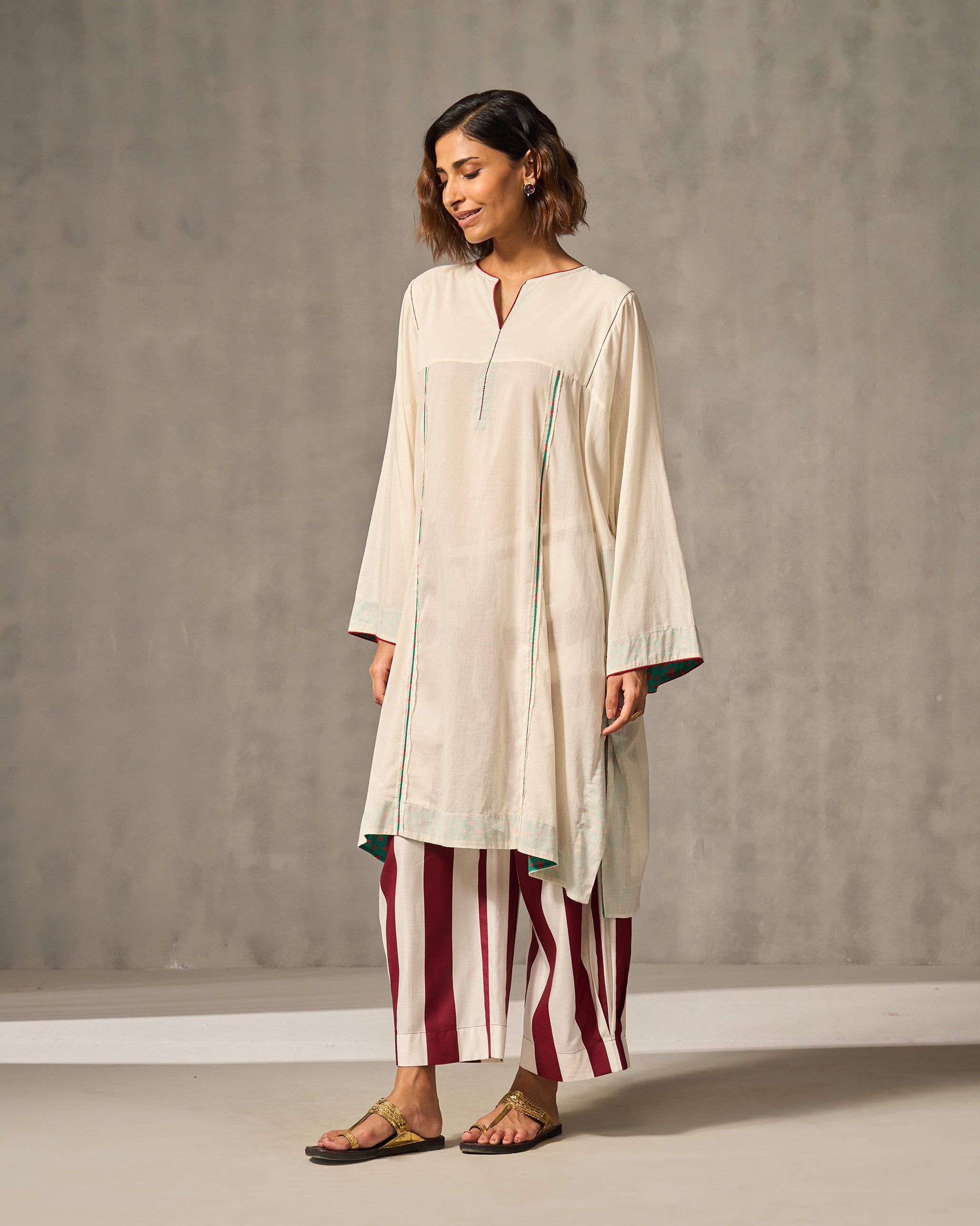 Medina Kurta - Ivory