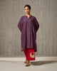 Medina Kurta - Navy & Red Print